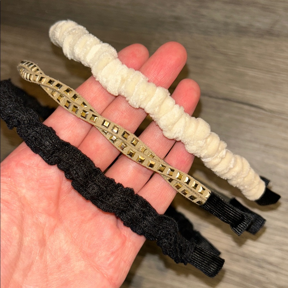 🇺🇸FIRM PRICE🇺🇸 3 NWOT Set of Three Stylish Headbands - Picture 5 of 5
